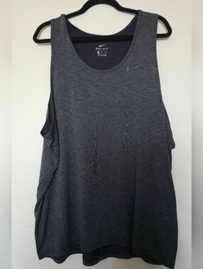 Nike Mens Dri-FIT Dark Gray Tank Top